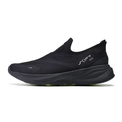 LiNing SOFT GO 2 Knit SlipOn Walking Shoes  Lightweight Cushion Sneakers For Men 7