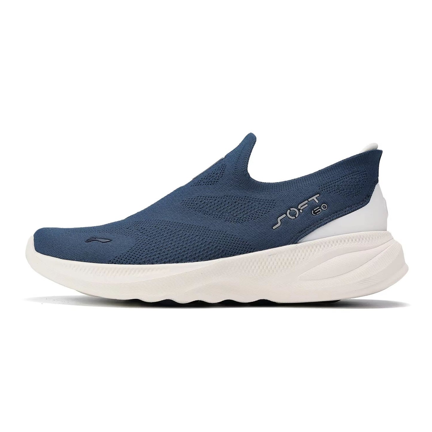 LiNing SOFT GO 2 Knit SlipOn Walking Shoes  Lightweight Cushion Sneakers For Men 8