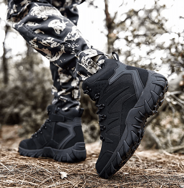 Mens Tactical Combat Training Boots Outdoor Hiking And Camping Shoes 1