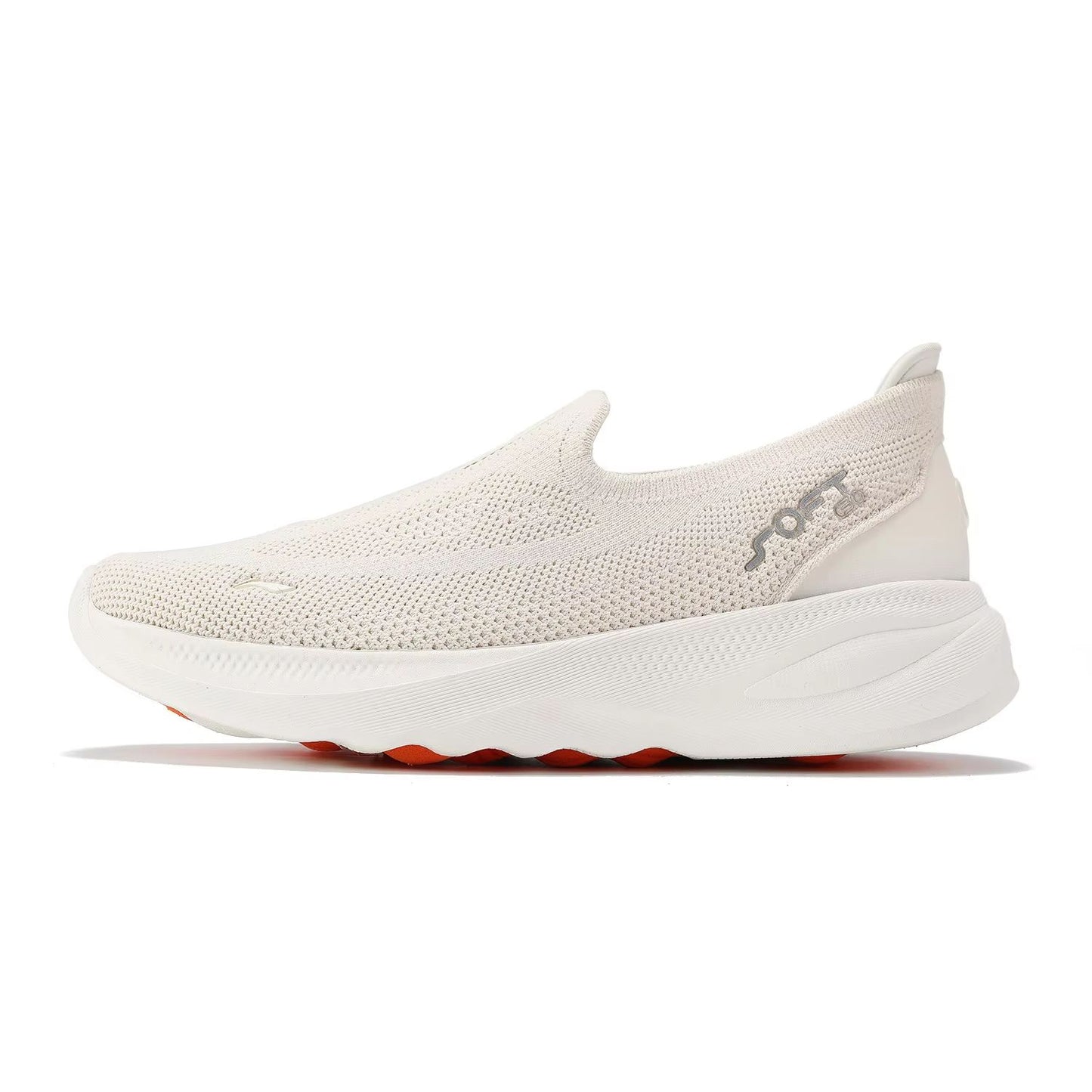 LiNing Soft Go 2 Knit Women Slip On Walking Shoes Breathable Lightweight Sneakers 7
