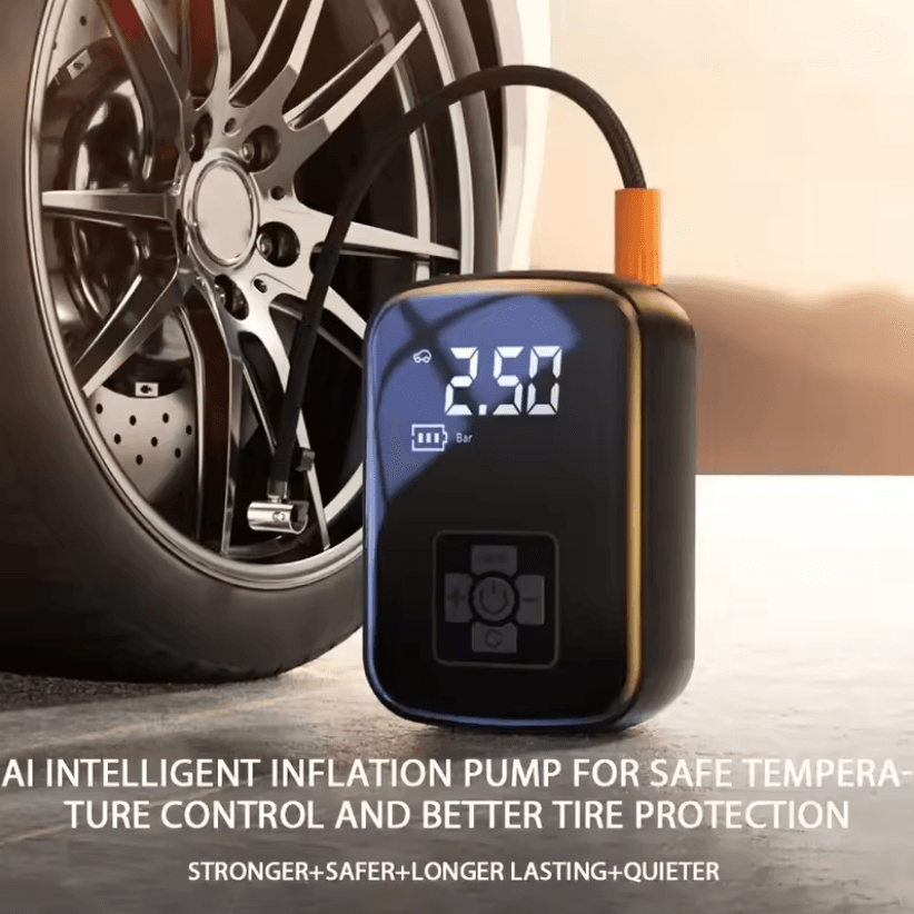 Wireless Portable Air Compressor Electric Tire Inflator For Car Motorcycle And Sports 1
