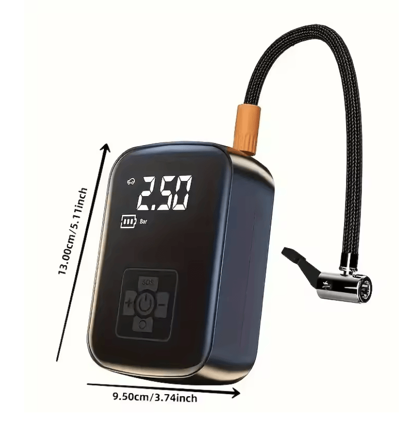 Wireless Portable Air Compressor Electric Tire Inflator For Car Motorcycle And Sports 3
