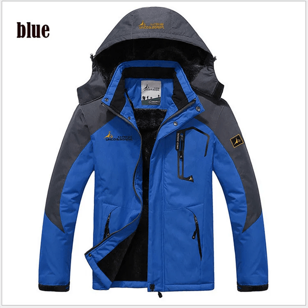 Mens Winter Parka Jacket Thick Warm Windproof Hooded Coat With Fur Lining 1