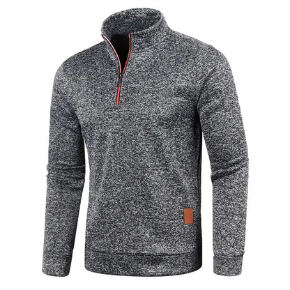 Mens HalfZip Sweatshirt  Thicker Pullover Hoodie With Turtleneck Design For Spring  Autumn Outdoor  10