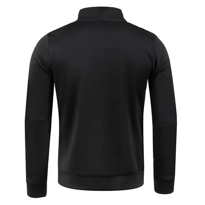 Mens HalfZip Sweatshirt  Thicker Pullover Hoodie With Turtleneck Design For Spring  Autumn Outdoor  3