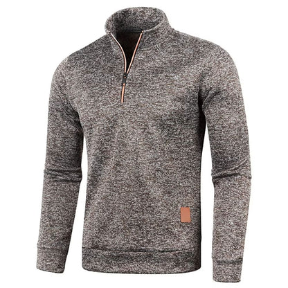 Mens HalfZip Sweatshirt  Thicker Pullover Hoodie With Turtleneck Design For Spring  Autumn Outdoor  6