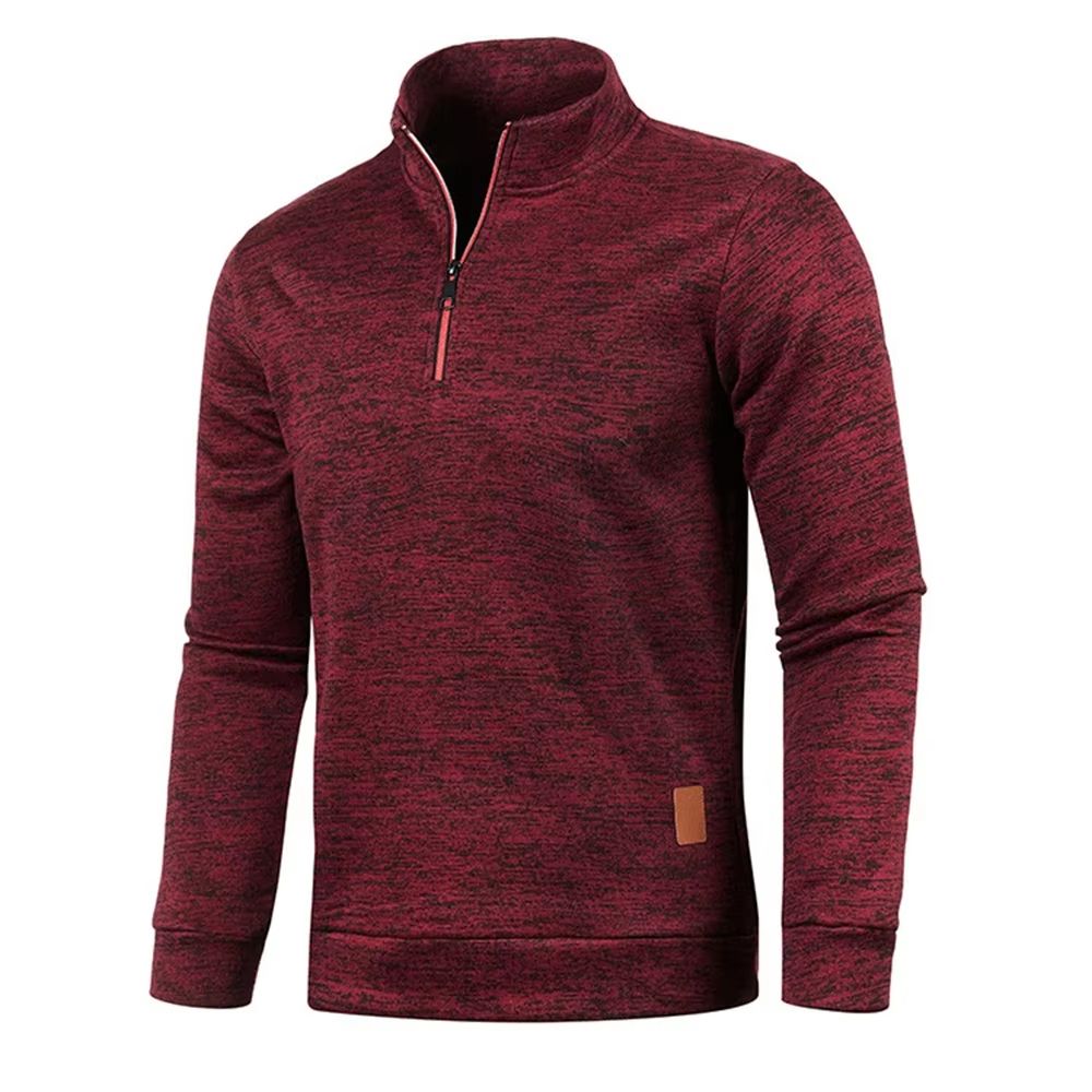 Mens HalfZip Sweatshirt  Thicker Pullover Hoodie With Turtleneck Design For Spring  Autumn Outdoor  7