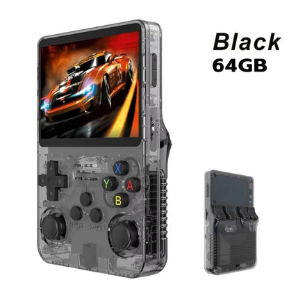 R36S Retro Handheld Gaming Console  35 IPS Screen Linux OS 64GB Storage With 15000 Preloaded Games 9