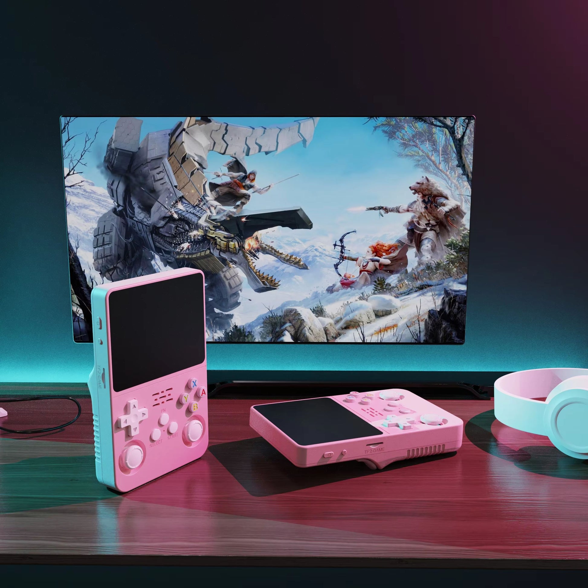 R36S Retro Handheld Gaming Console  35 IPS Screen Linux OS 64GB Storage With 15000 Preloaded Games 1