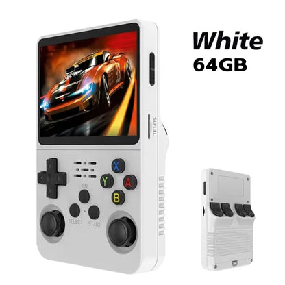 R36S Retro Handheld Gaming Console  35 IPS Screen Linux OS 64GB Storage With 15000 Preloaded Games 7