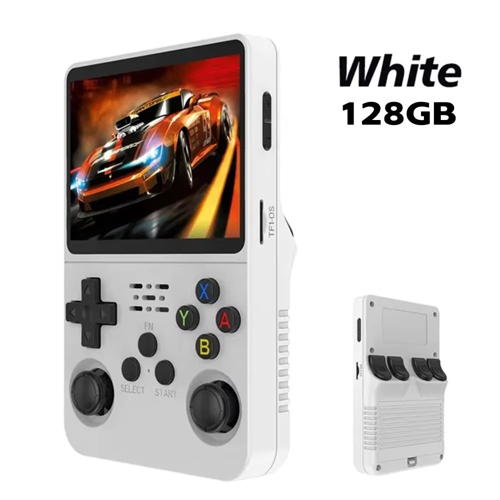 R36S Retro Handheld Gaming Console  35 IPS Screen Linux OS 64GB Storage With 15000 Preloaded Games 13