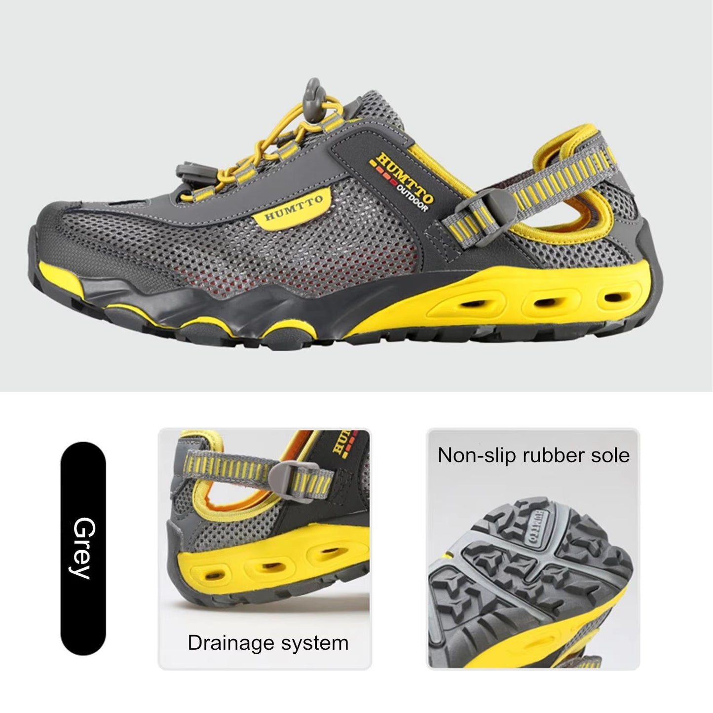 HUMTTO Mens Summer Wading Hiking Shoes  Breathable QuickDry Outdoor Sneakers For Trekking Beach  Sp 7