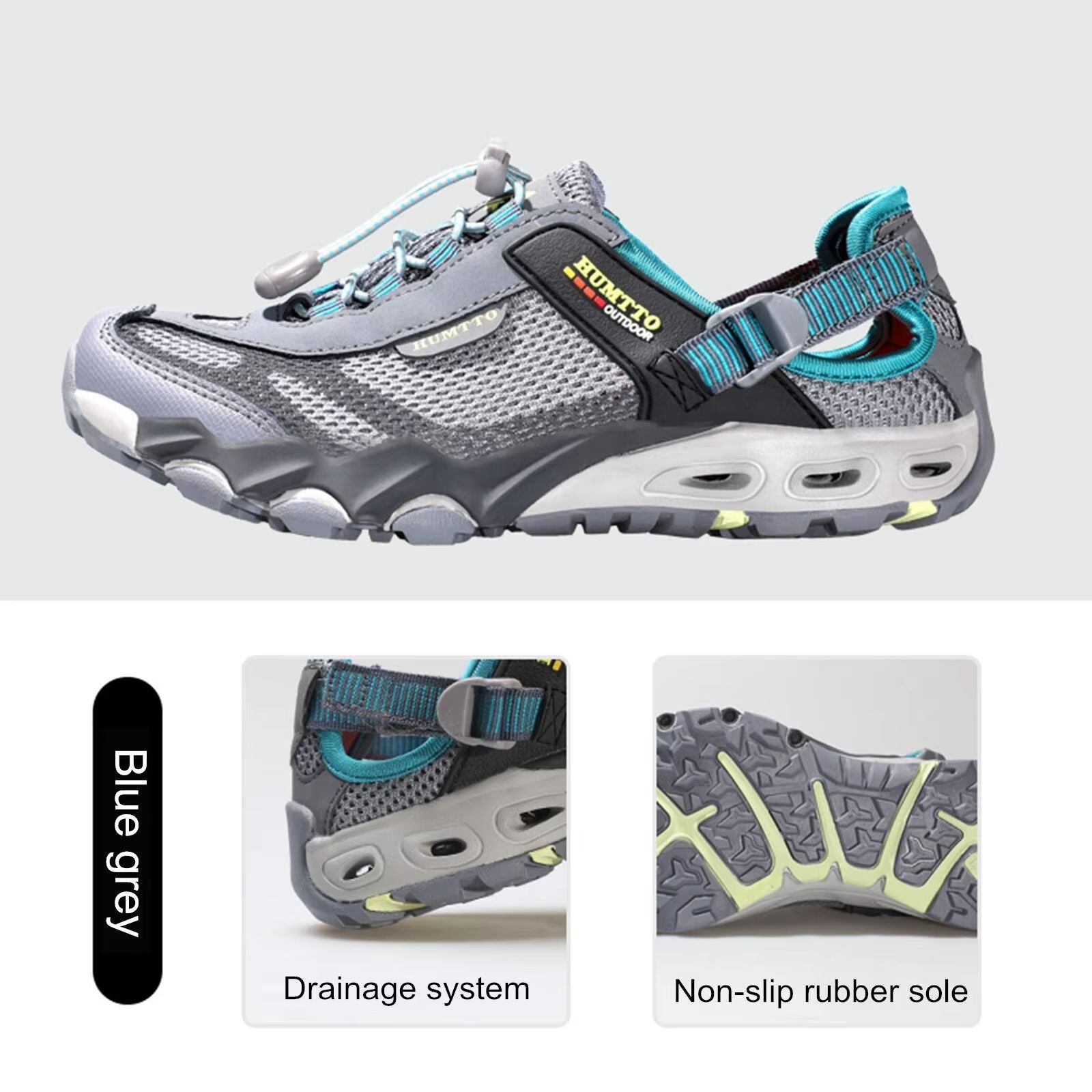 HUMTTO Mens Summer Wading Hiking Shoes  Breathable QuickDry Outdoor Sneakers For Trekking Beach  Sp 8