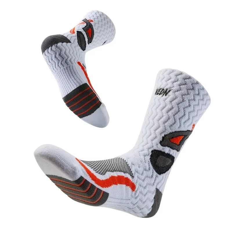 Towel Bottom HighCut Sport Socks  Breathable NonSlip Basketball Socks For Men 7