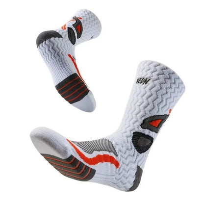 Towel Bottom HighCut Sport Socks  Breathable NonSlip Basketball Socks For Men 7