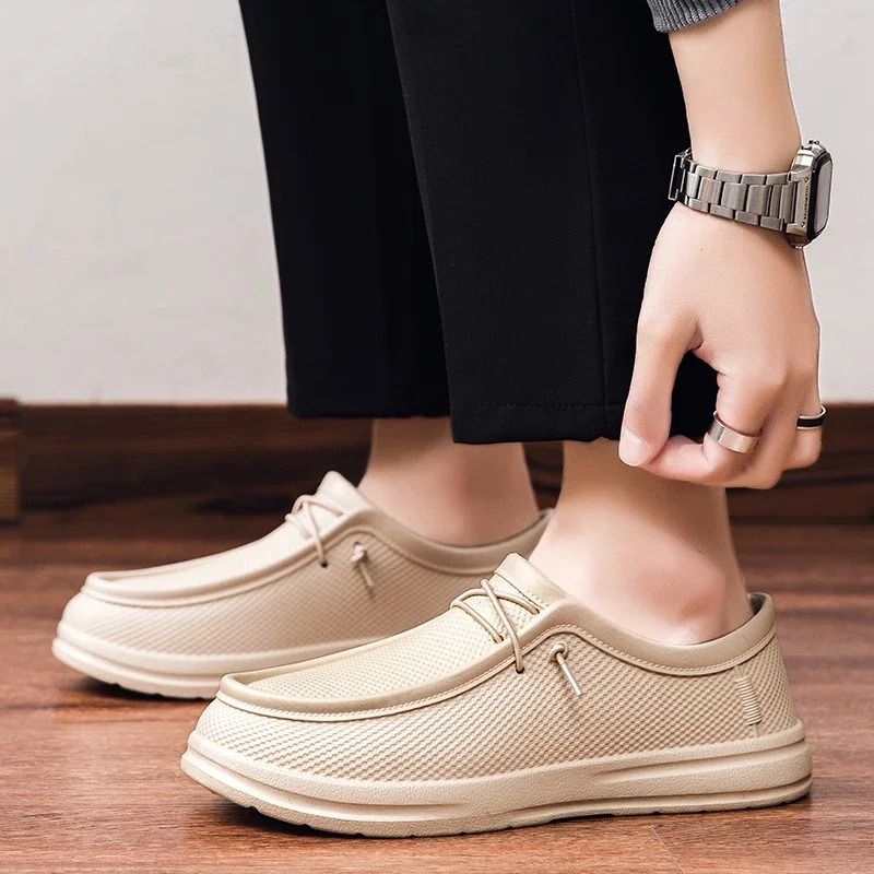 Mens Kitchen Working Shoes Non Slip Waterproof Casual Chef Work Outdoor Water Shoes Plus Size 4