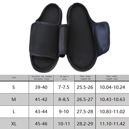 Womens Mens Diabetic Orthopedic Slippers Adjustable Open Toe Indoor Outdoor 5
