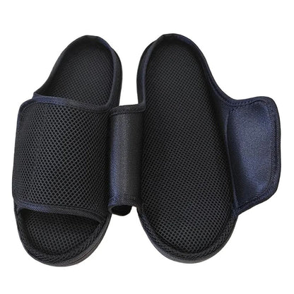 Womens Mens Diabetic Orthopedic Slippers Adjustable Open Toe Indoor Outdoor 6