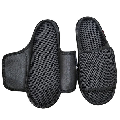 Womens Mens Diabetic Orthopedic Slippers Adjustable Open Toe Indoor Outdoor 7