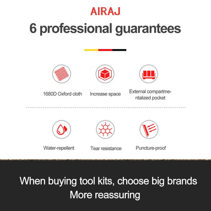 AIRAJ 1680D Oxford Electrician Tool Bag  Waterproof HeavyDuty HighCapacity Storage Organizer 5