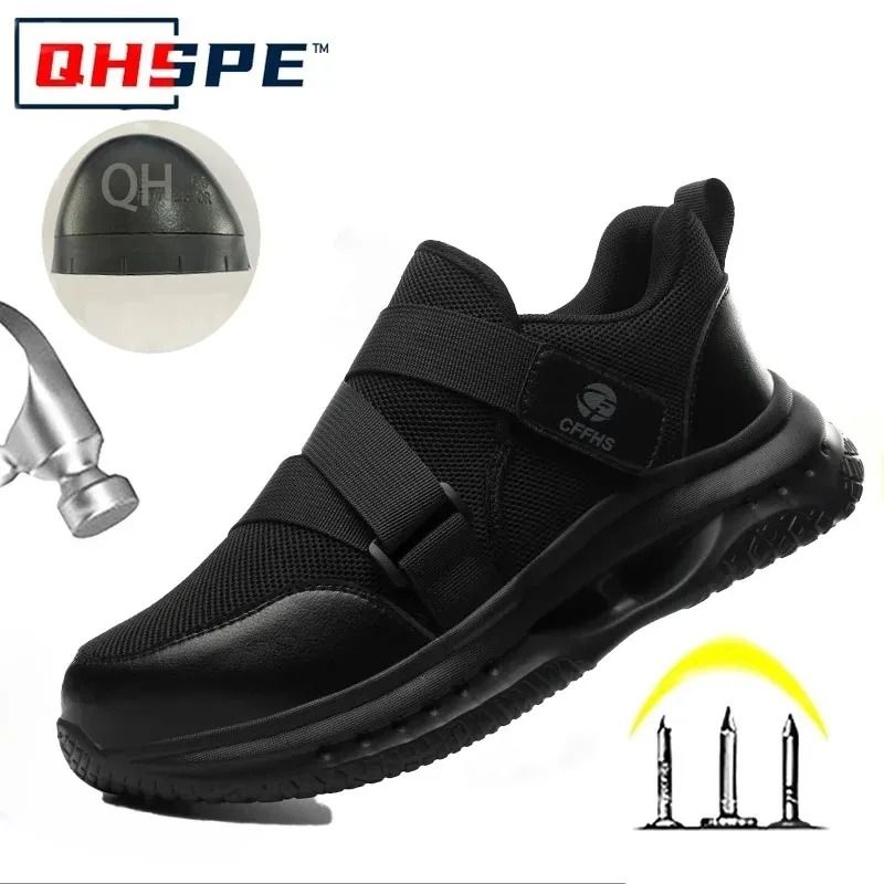 Lightweight Safety Work Shoes with Anti Smashing and Anti Puncture Protection for Men