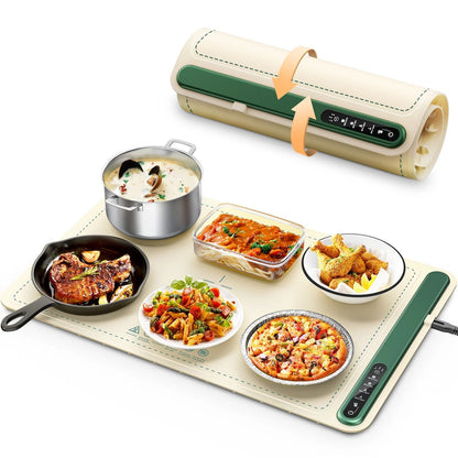 Roll Up Food Heating Pad With Fast Heating Silicone Hot Plate And Adjustable Temperature 8