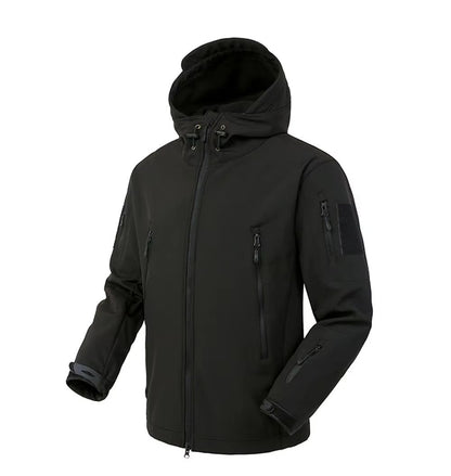 Mens Tactical Soft Shell Jacket  Military Waterproof Windproof Combat Hooded Coat 9