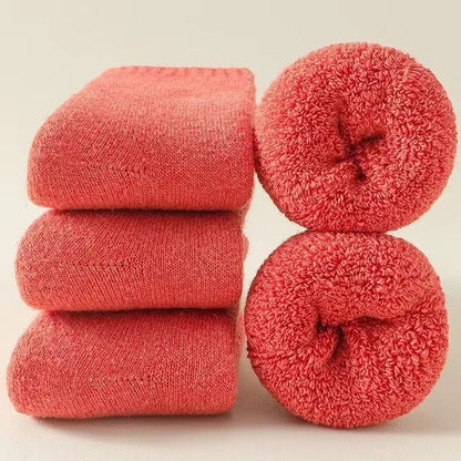 3 Pairs Thermal Wool Socks For Men And Women  Winter Cashmere Blend Thick Fleece Terry Loop Warm Sn 12