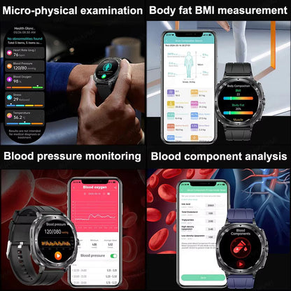 2025 Smart Health Watch For Men And Women  ECG  PPG Uric Acid Monitor Blood Pressure Blood Oxygen   3