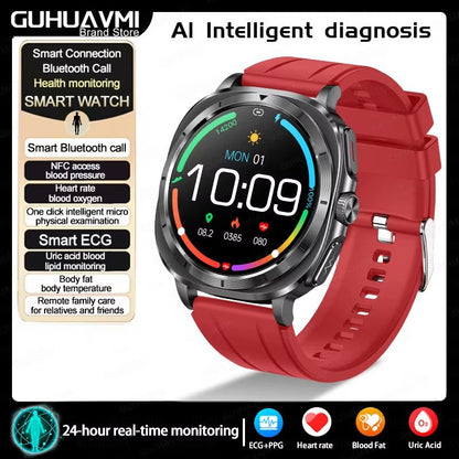 2025 Smart Health Watch For Men And Women  ECG  PPG Uric Acid Monitor Blood Pressure Blood Oxygen   7