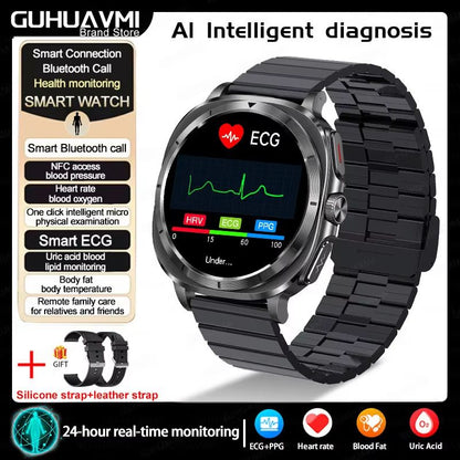 2025 Smart Health Watch For Men And Women  ECG  PPG Uric Acid Monitor Blood Pressure Blood Oxygen   17