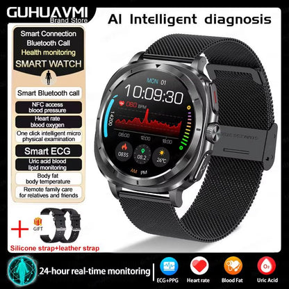 2025 Smart Health Watch For Men And Women  ECG  PPG Uric Acid Monitor Blood Pressure Blood Oxygen   15