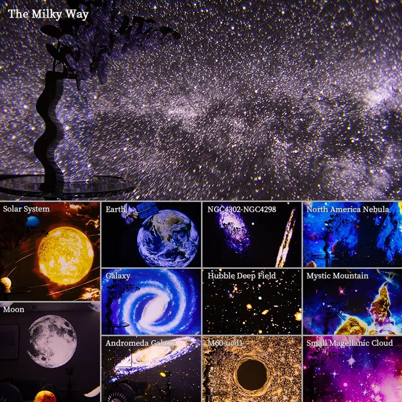 Galaxy Star Projector Night Light  360 Rotating Planetarium Lamp For Kids Bedrooms And Special Occa 1