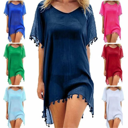 Women Summer Lace Crochet Beach Cover Up