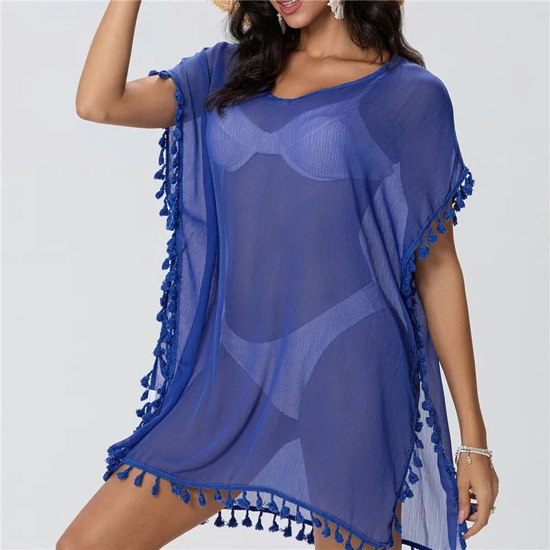Women Summer Lace Crochet Beach Cover Up 4