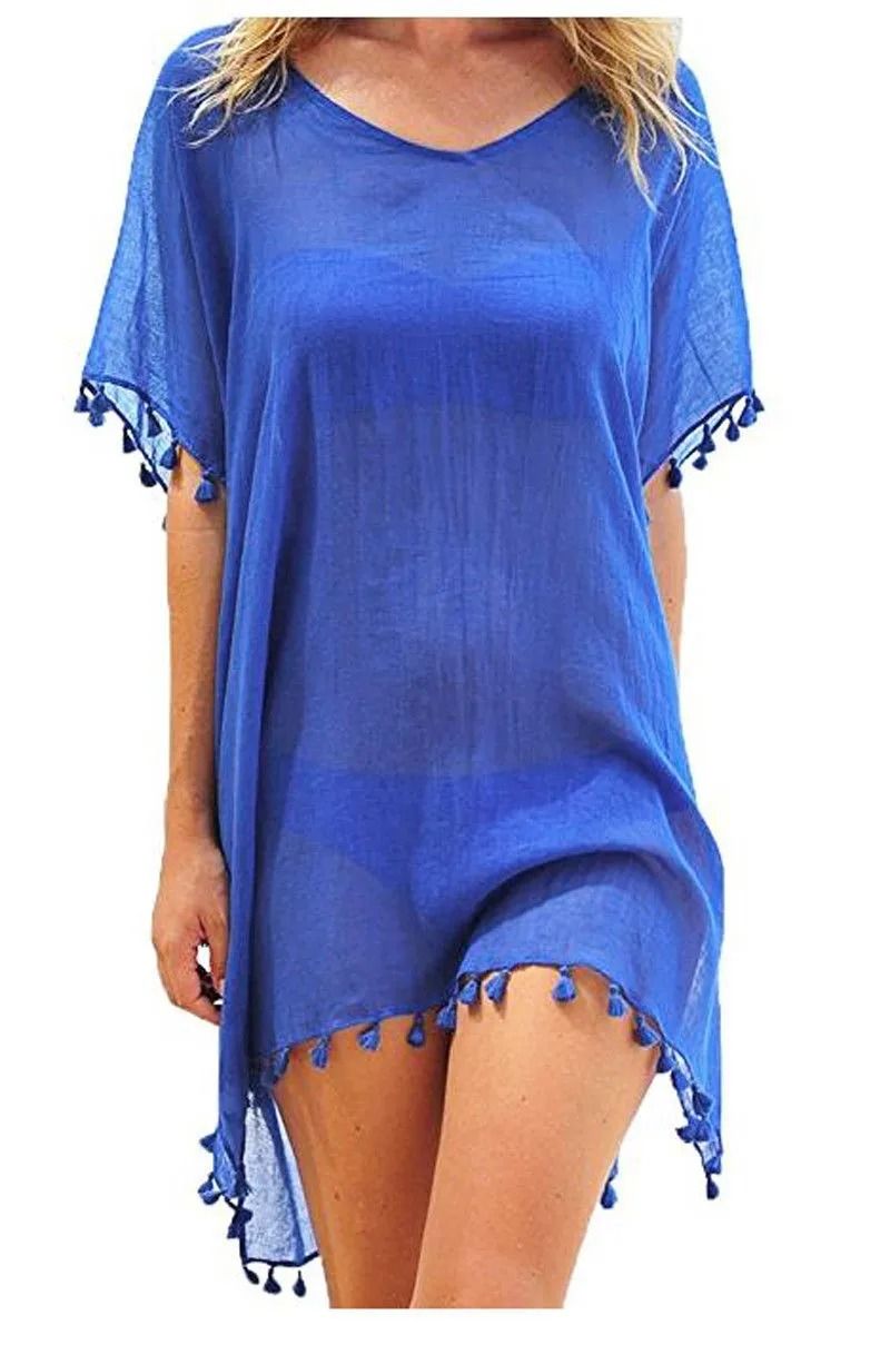Women Summer Lace Crochet Beach Cover Up 9