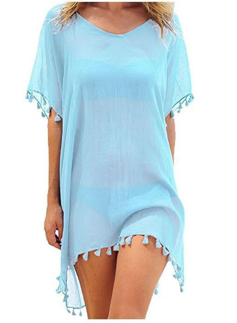 Women Summer Lace Crochet Beach Cover Up 15