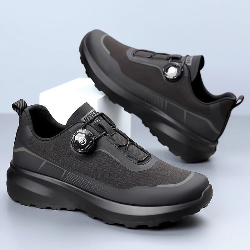 Mens Soft Sole Sports Running Casual Shoes With Rotating Twist Buckles 5