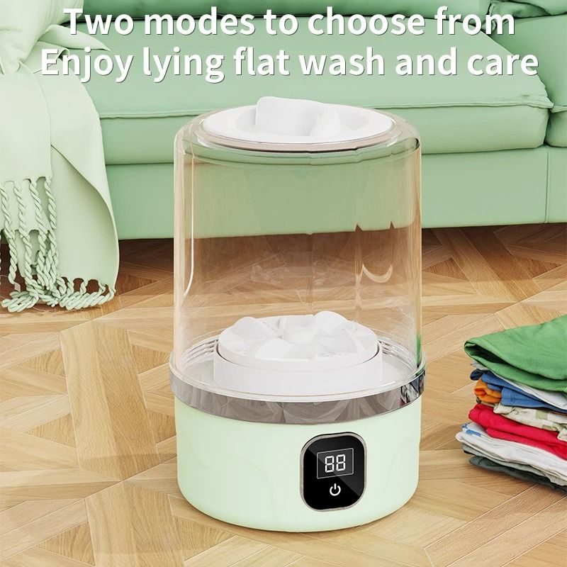 Portable Mini Washing Machine For Travel And Small Laundry 3