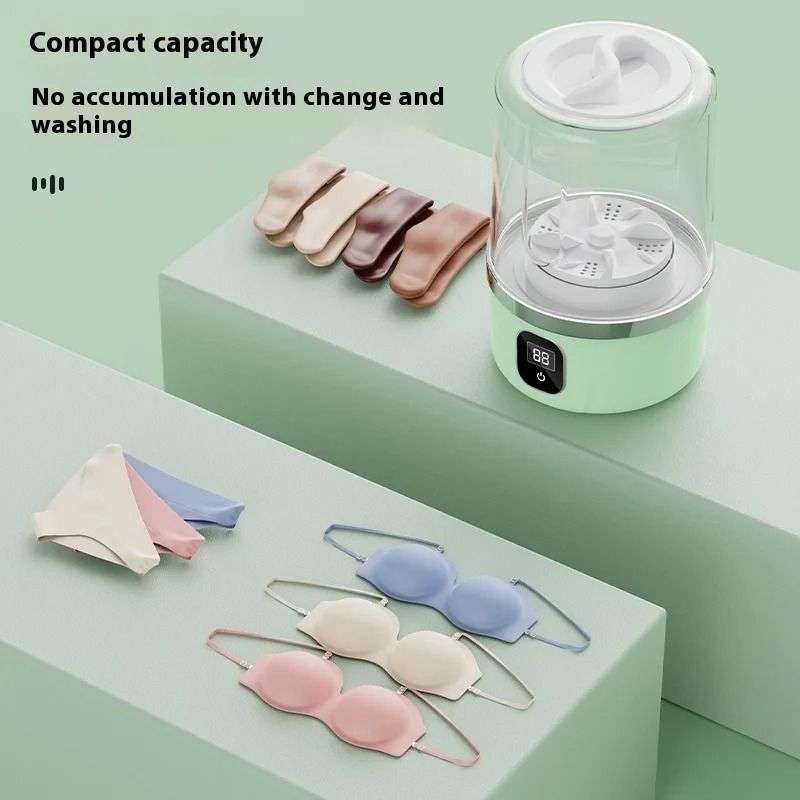 Portable Mini Washing Machine For Travel And Small Laundry 4