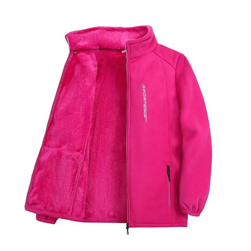 Womens Polar Fleece Zipper Jacket 1