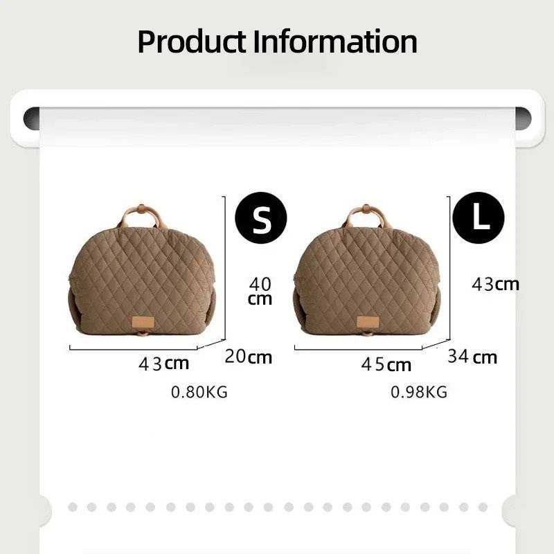 Luxury Pet Carrier Tote Bag For Dogs And Cats 1