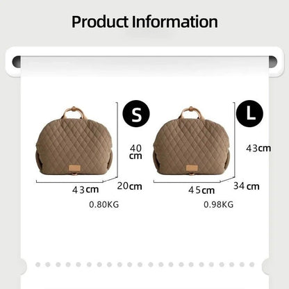 Luxury Pet Carrier Tote Bag For Dogs And Cats 1