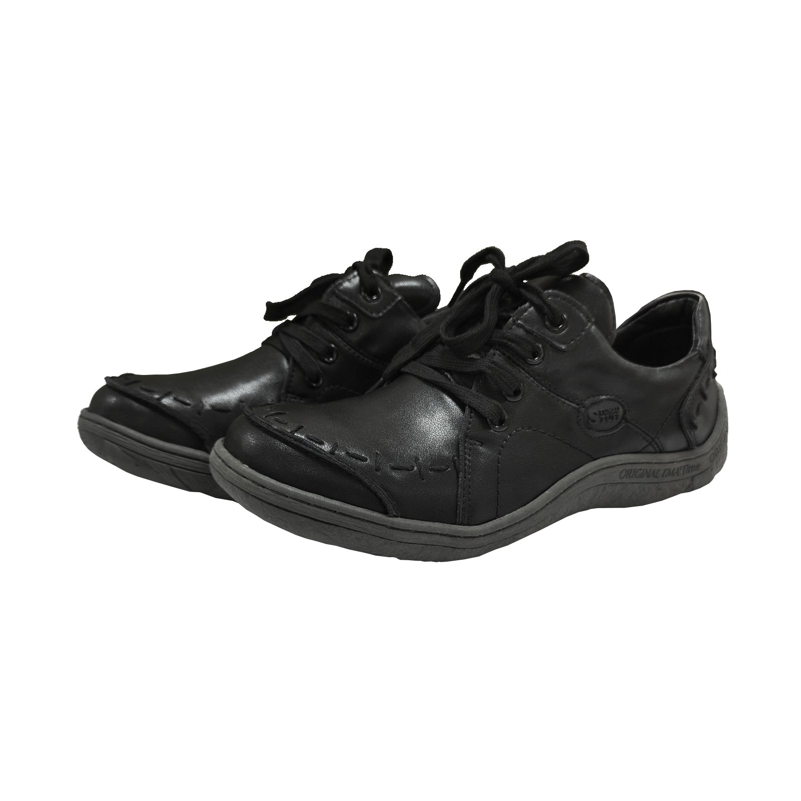 TMA EYES Womens Leather Sneakers HandStitched Lightweight Flats With Breathable Upper  Durable Comf 1