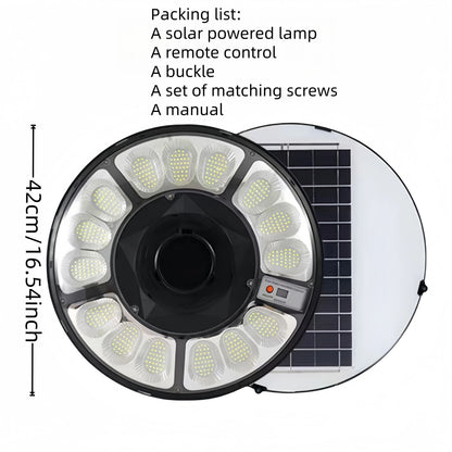 Solar Lamp Post Light With Tall Pole And Motion Sensor 15