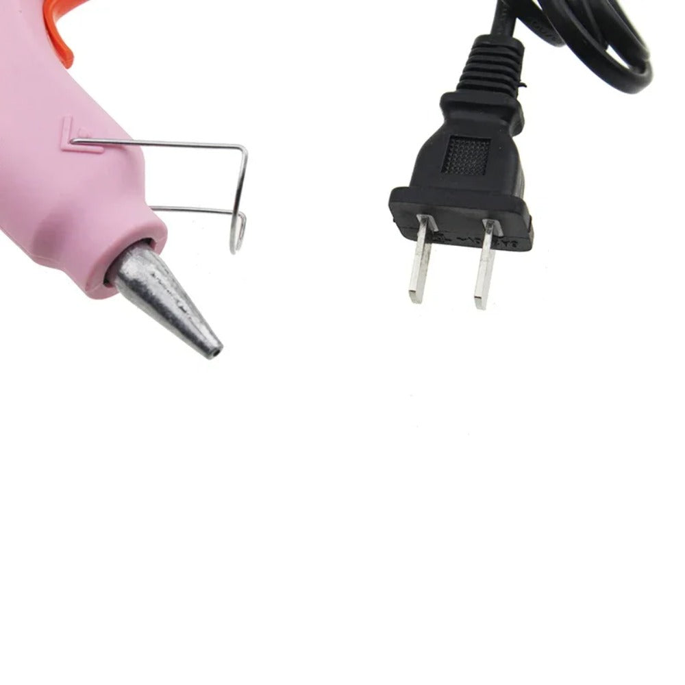 Professional High Temp Heater 20W Hot Glue Gun Repair Heat Tool, Blue Mini Heat Gun with Trigger, DIY Craft
