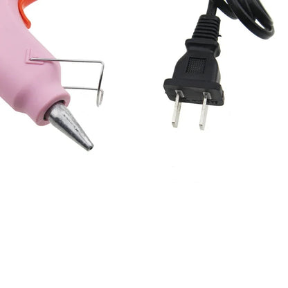 Professional High Temp Heater 20W Hot Glue Gun Repair Heat Tool, Blue Mini Heat Gun with Trigger, DIY Craft