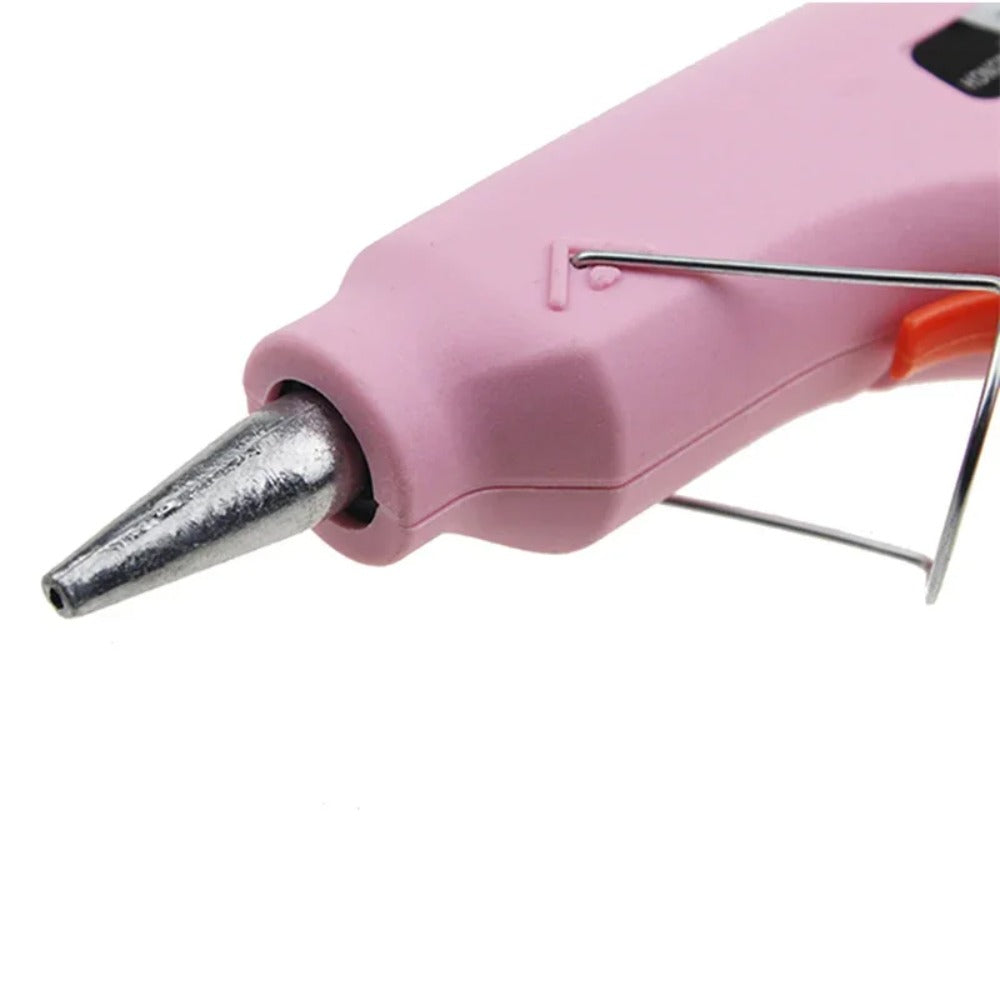 Professional High Temp Heater 20W Hot Glue Gun Repair Heat Tool, Blue Mini Heat Gun with Trigger, DIY Craft
