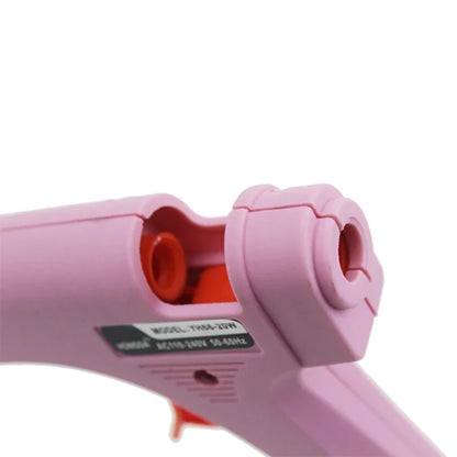 Professional High Temp Heater 20W Hot Glue Gun Repair Heat Tool, Blue Mini Heat Gun with Trigger, DIY Craft
