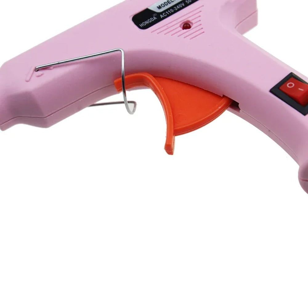 Professional High Temp Heater 20W Hot Glue Gun Repair Heat Tool, Blue Mini Heat Gun with Trigger, DIY Craft